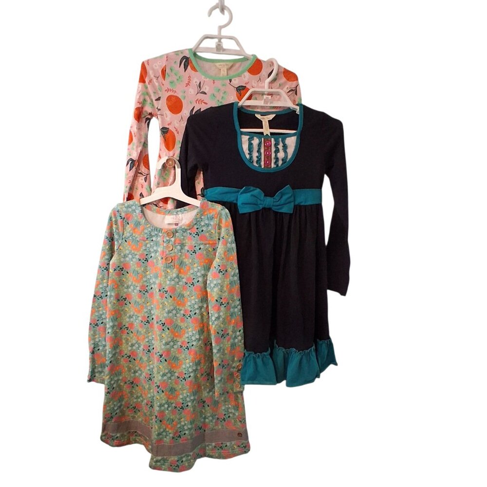 Matilda Jane 3 dresses dress girls 8 Joanna Gaines Back to School knit